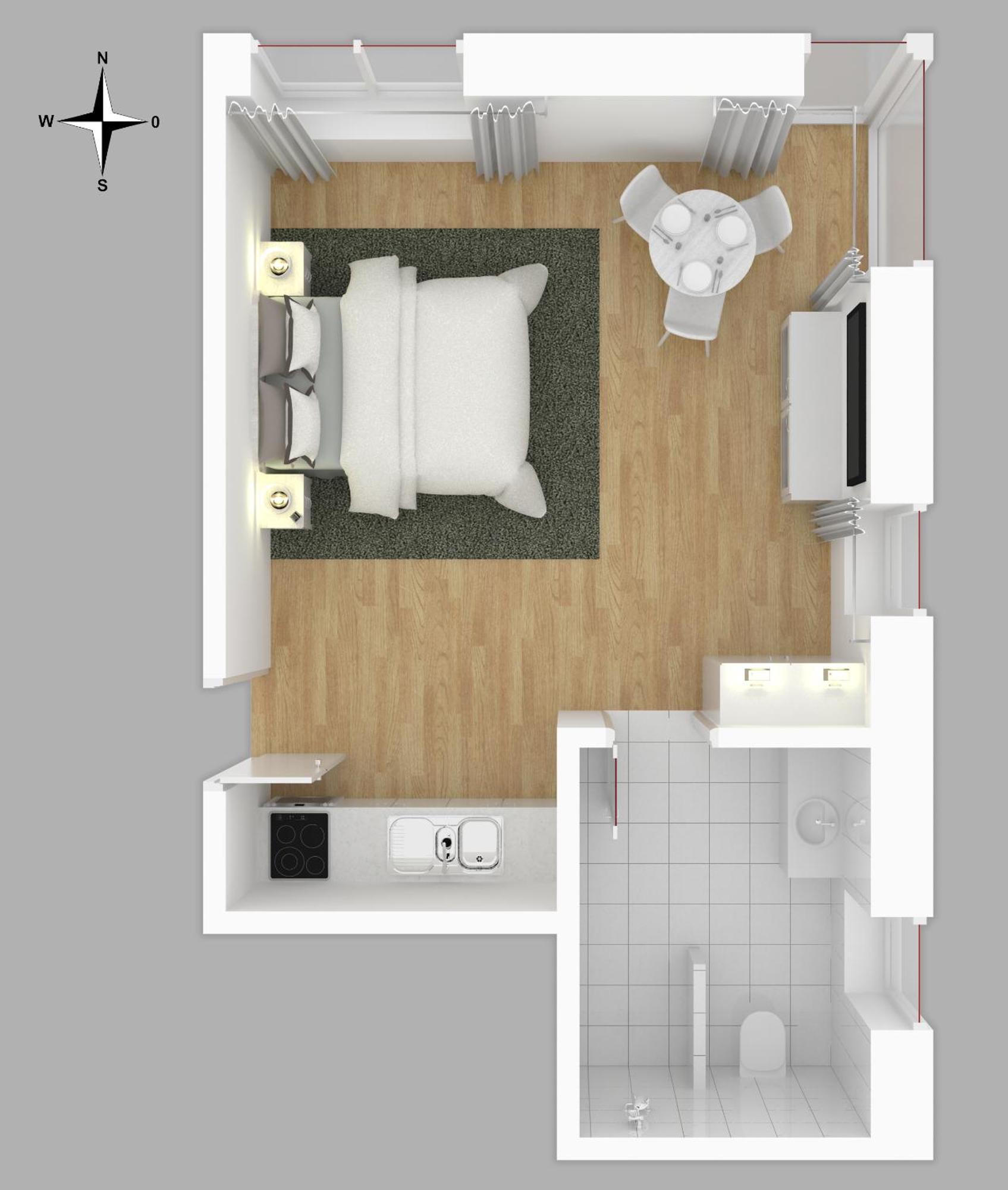 Moderne Neue Apartments Zum Wohlfuehlen Im Boardinghouse Bed & Butter Hasbergen Exterior photo