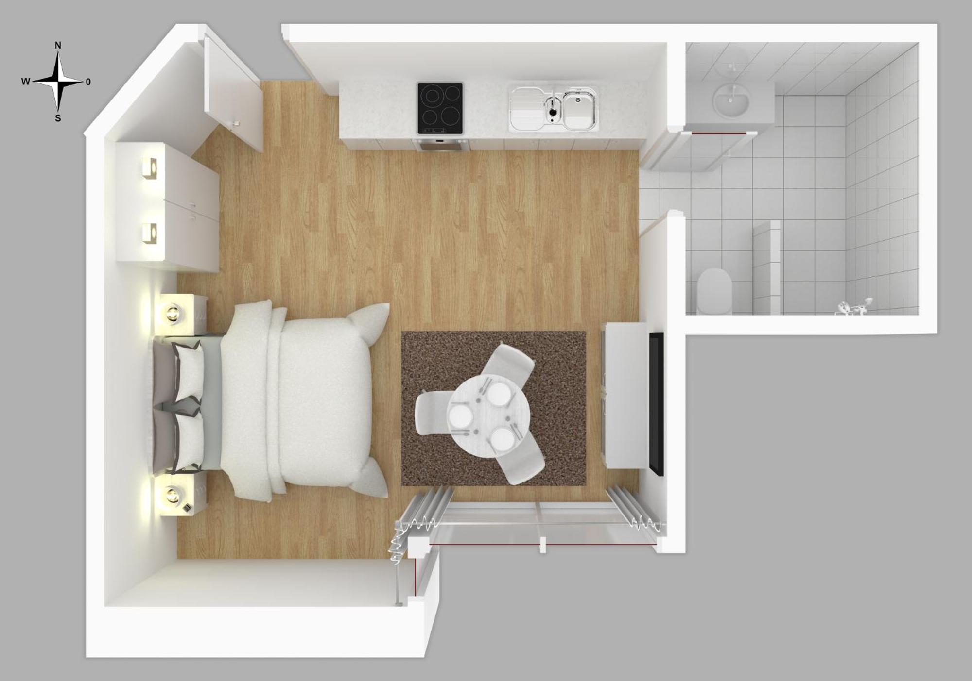 Moderne Neue Apartments Zum Wohlfuehlen Im Boardinghouse Bed & Butter Hasbergen Exterior photo