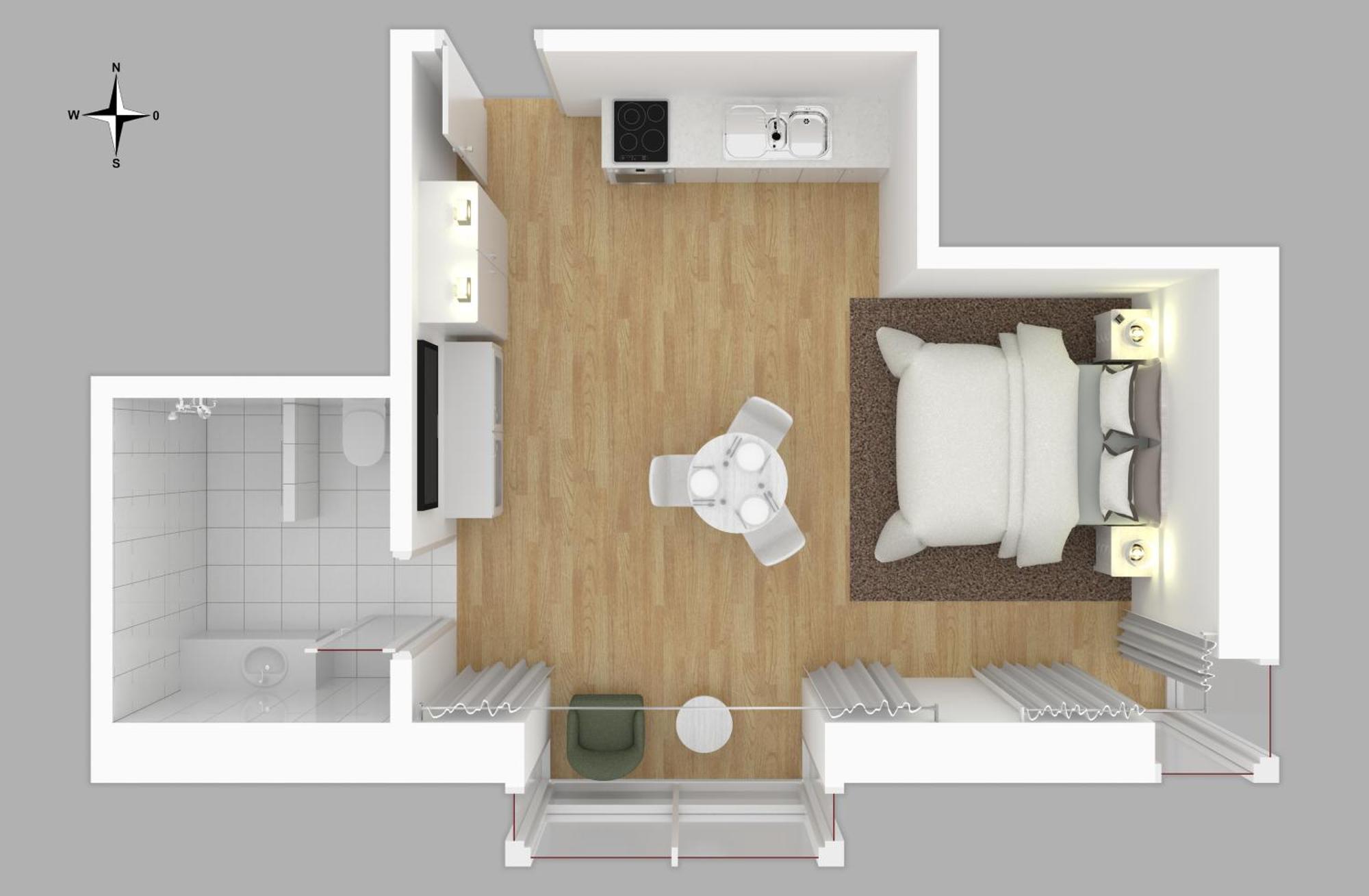 Moderne Neue Apartments Zum Wohlfuehlen Im Boardinghouse Bed & Butter Hasbergen Exterior photo